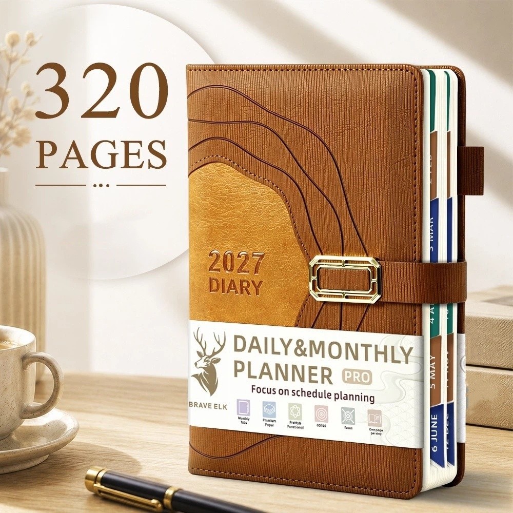 Leatherwork Plans - Buku Catatan Jadwal 2027 yang Tebal