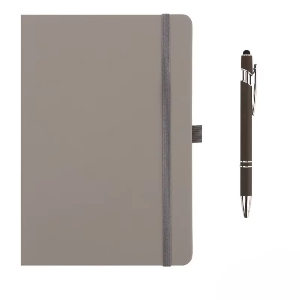 Leather Work Diary Covers - Buku Catatan Mini dengan Pita Elastis