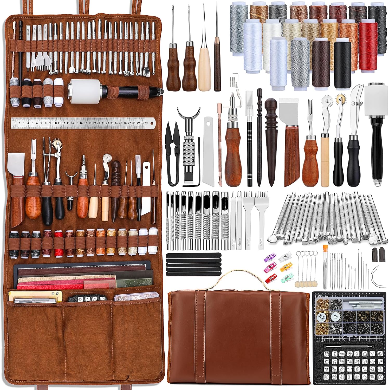 Leatherwork Tools - Peralatan Kulit, Perlengkapan Kerajinan Kulit, Kit