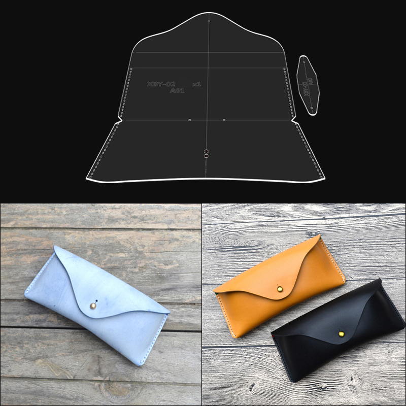 Leatherwork Patterns - YOMDID tas pembuat kacamata kreatif templat
