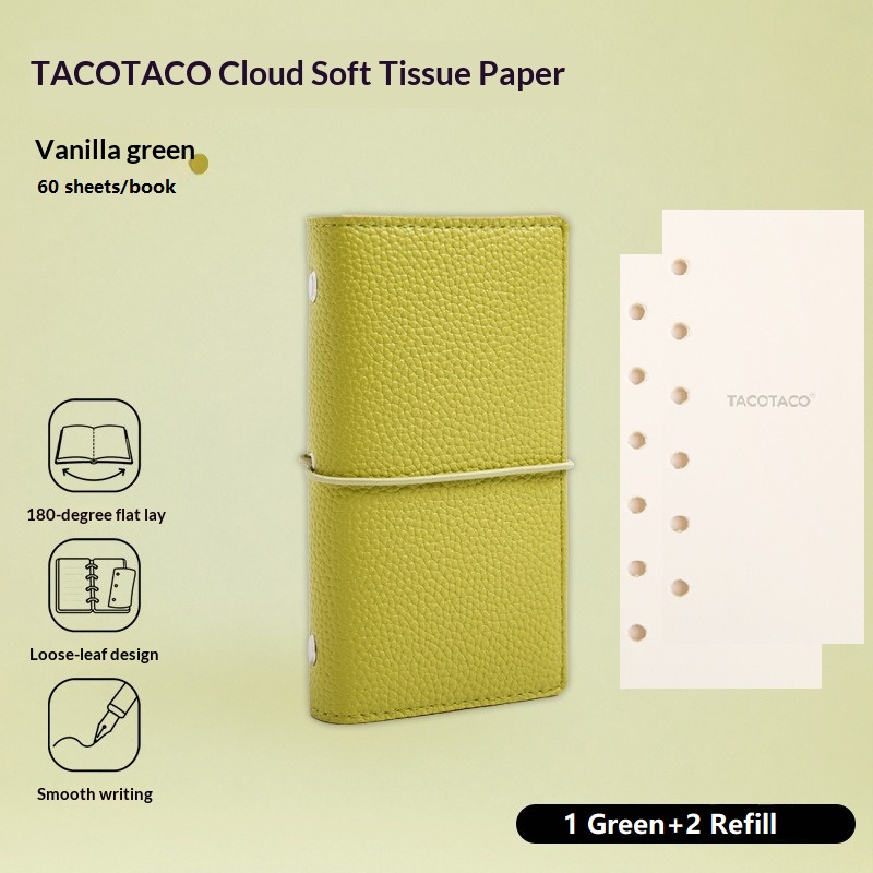 Leatherwork Plans - TACOTACO A7 Jurnal Kulit PU Isi
