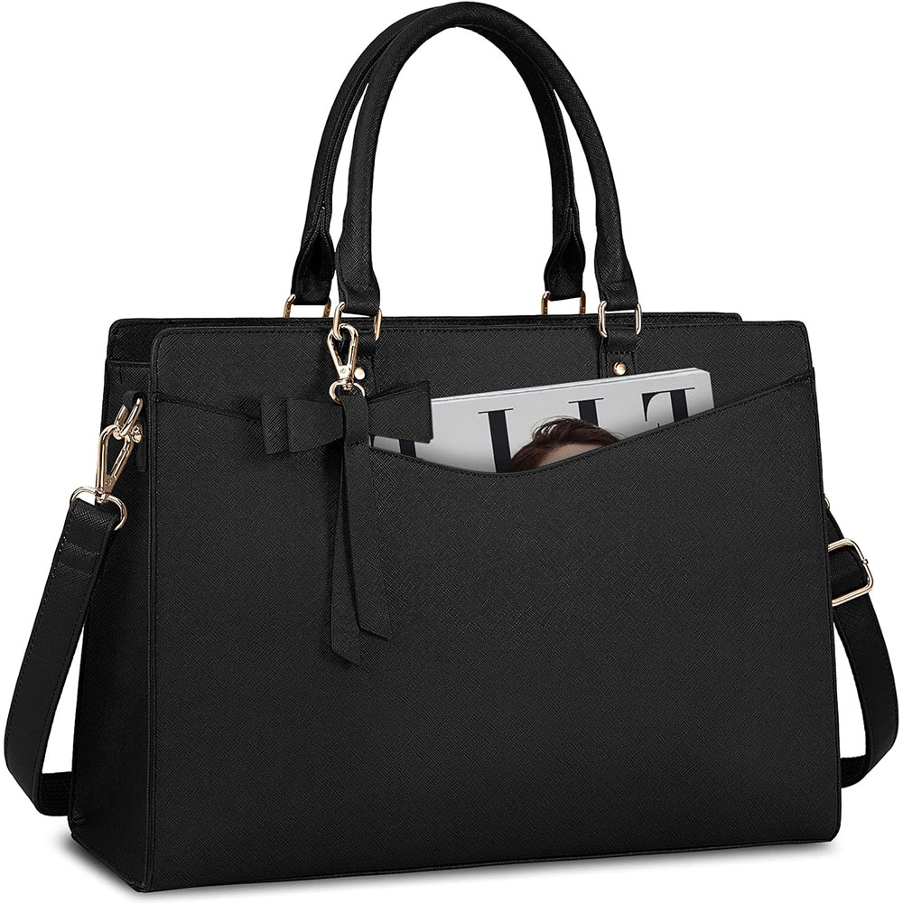 Leather Work Laptop Bag - Tas Laptop untuk Wanita 15.6 Inch