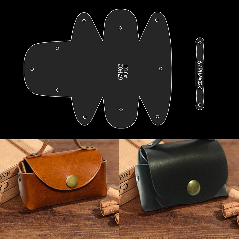 Leatherwork Patterns - YOMDID 2 buah cetakan dompet koin