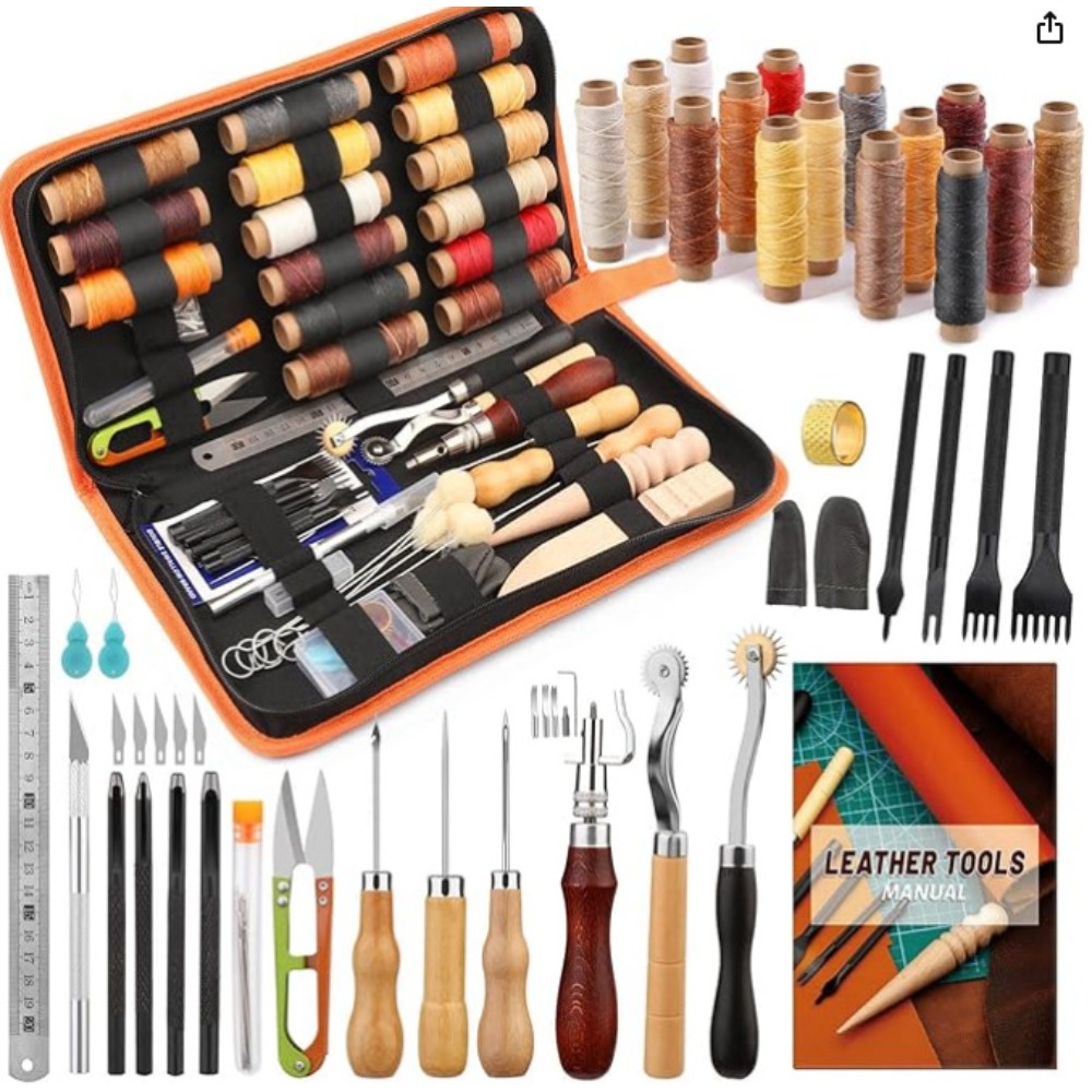 Leatherwork Or Leathercraft - Alat Kerja Kulit Kit Kerajinan Kulit