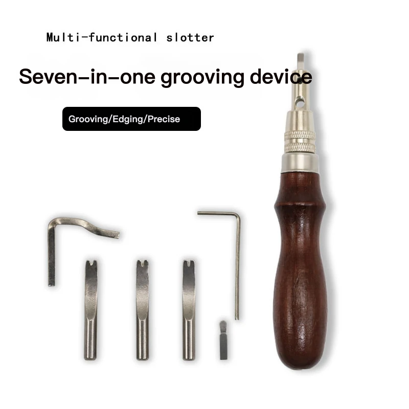 Alat Kerja Kulit Multifungsi 7 - Leatherwork Edge Creaser ulasan dan harga