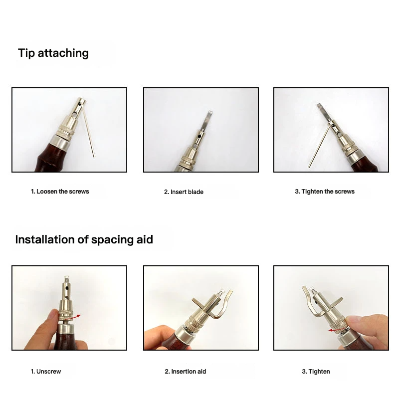 Alat Kerja Kulit Multifungsi 7 - Leatherwork Edge Creaser ulasan dan harga
