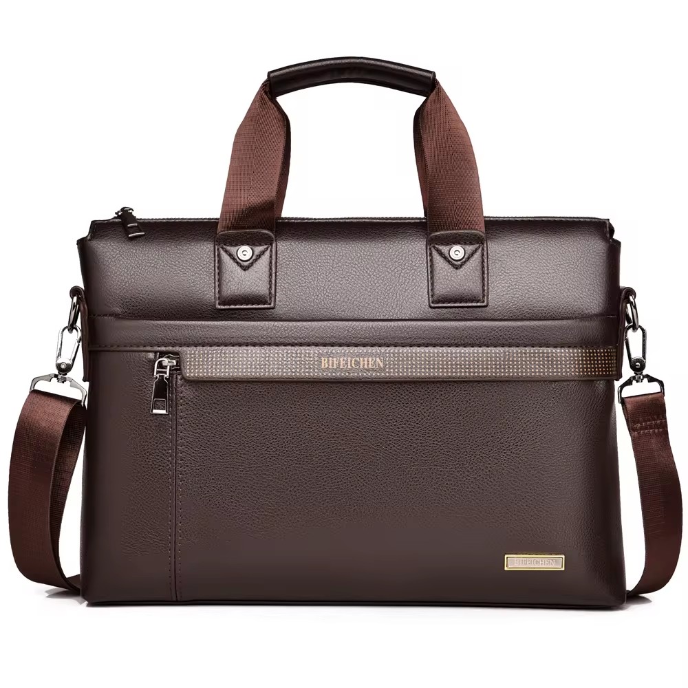 Tas Kantor Pria Baru 2026 Tas  - Leather Work Laptop Bag ulasan dan harga