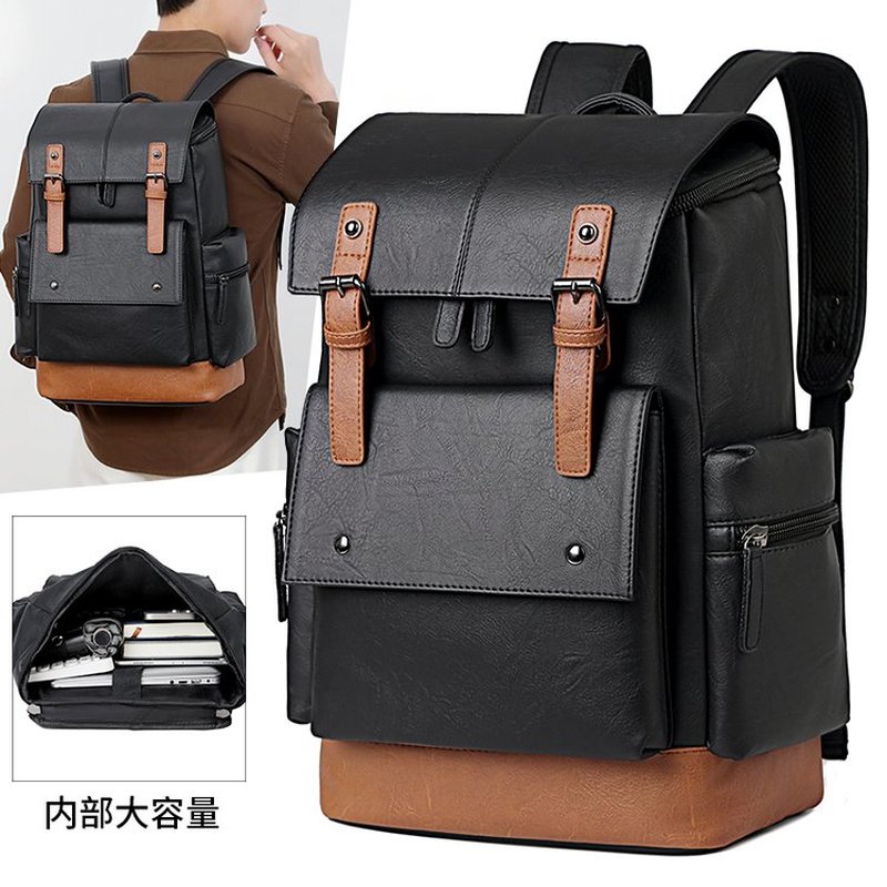 Ransel Kulit Pria Vintage Baru - Leather Work Laptop Bag ulasan dan harga