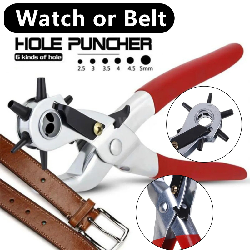 Tang Pembuat Lubang Kulit Puta - Leather Punch Revolving ulasan dan harga