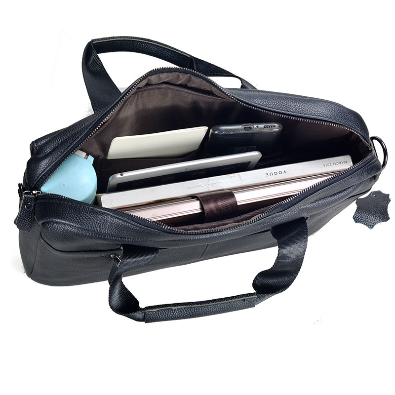 Tas Tangan Kulit Asli Pria Bes - Leather Work Laptop Bag ulasan dan harga