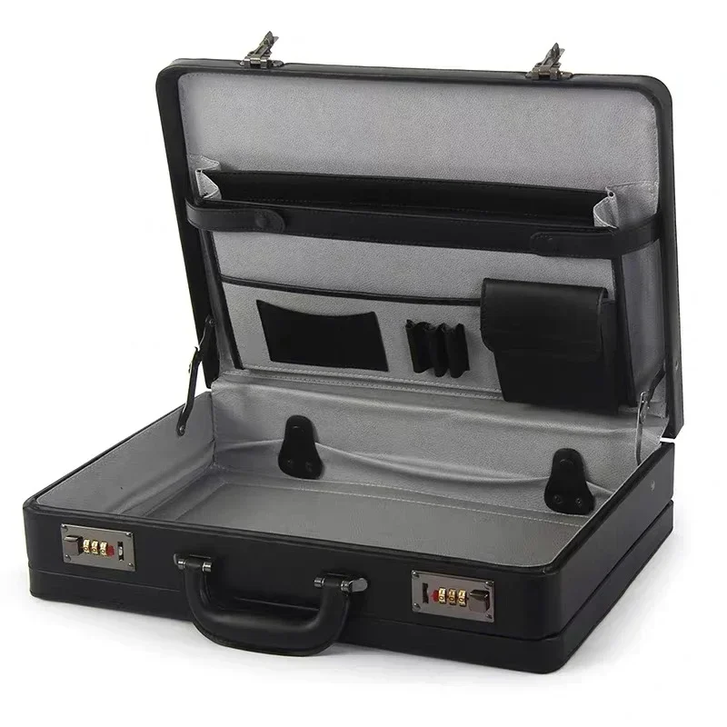 Kotak Kata Sandi Multifungsi K - Leather Work Laptop Bag ulasan dan harga