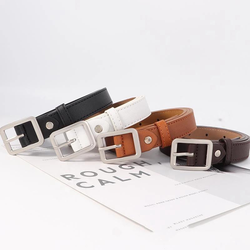 【IIOO】1 buah sabuk wanita sabu - Leather Work Jeans ulasan dan harga