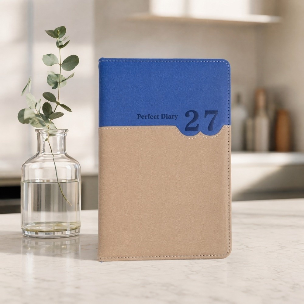 Perencana Kerja Kantor 2027 Bu - Leather Work Diary Covers ulasan dan harga