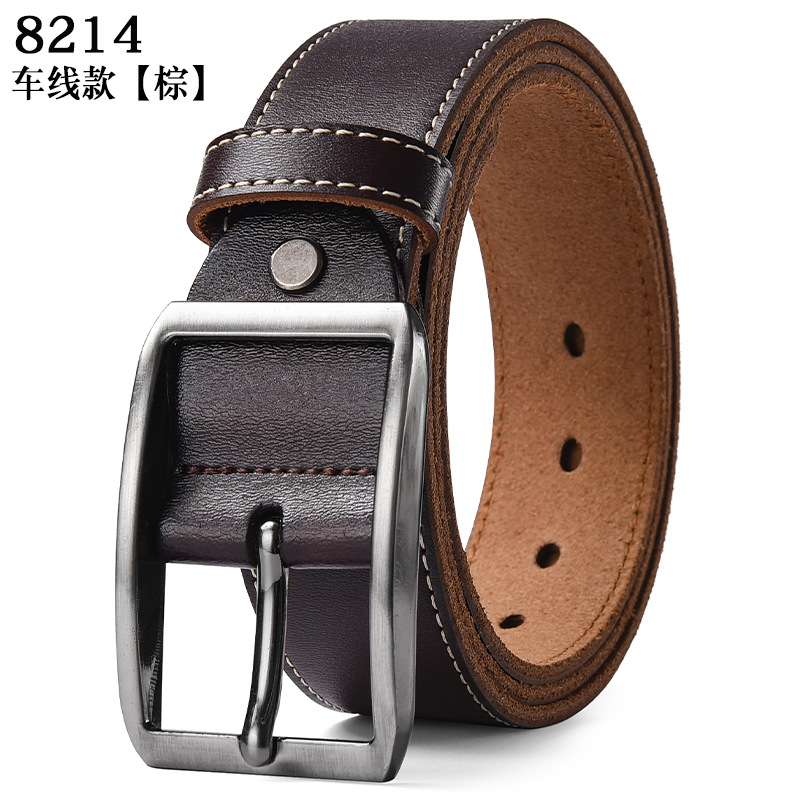 Sabuk Kulit Asli Pria Berkuali - Leather Work Jeans ulasan dan harga
