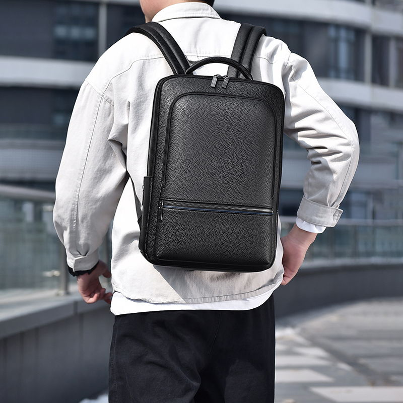 Tas punggung pria kulit PU, ra - Leather Work Laptop Bag ulasan dan harga
