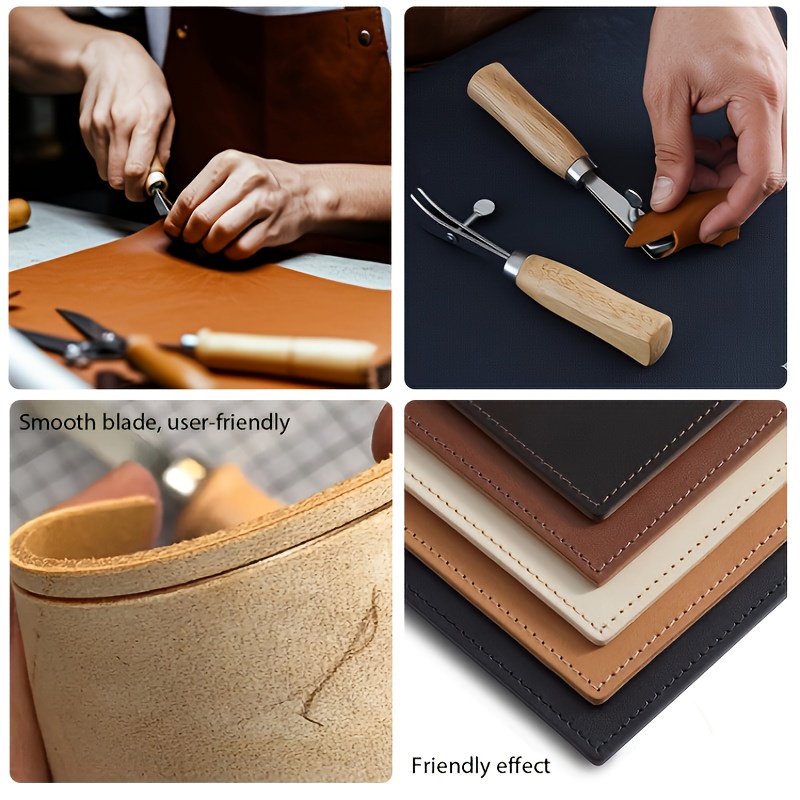 1 buah Alat Pembuat Lekukan Te - Leatherwork Edge Creaser ulasan dan harga