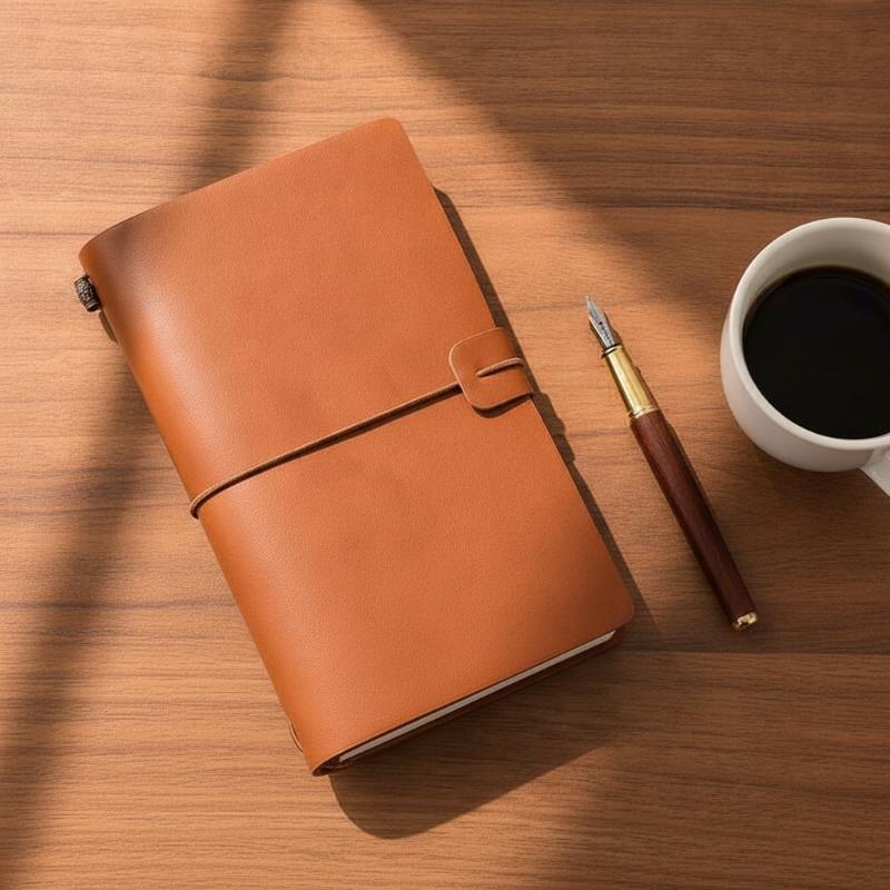 Buku Catatan Vintage Kulit PU  - Leatherwork Plans ulasan dan harga