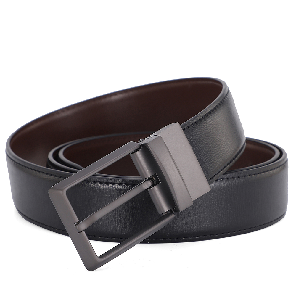 Sabuk pria kulit asli gesper P - Leather Work Jeans ulasan dan harga