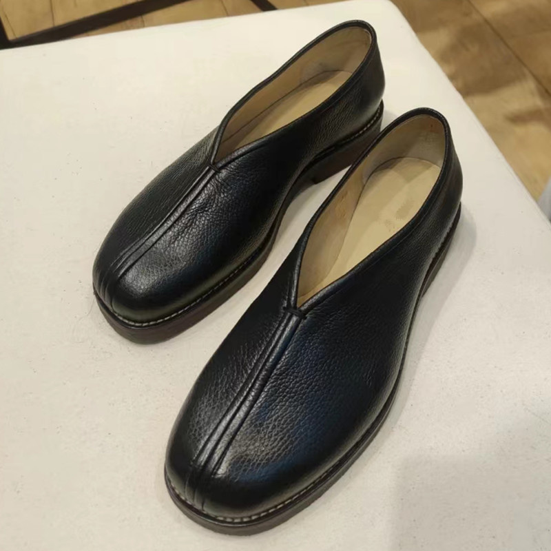 Sepatu kulit pria dan wanita,  - Leather Work Flats Women ulasan dan harga
