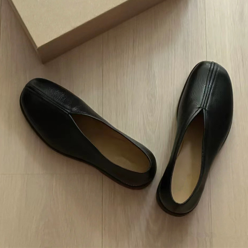 Sepatu kulit pria dan wanita,  - Leather Work Flats Women ulasan dan harga