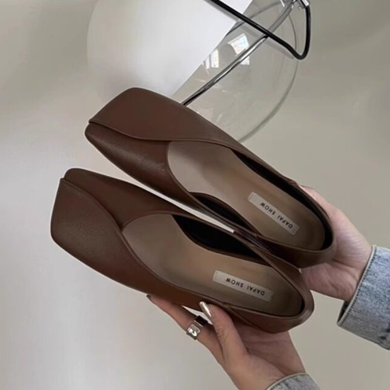 Sepatu Pantofel Baru Wanita Se - Leather Work Flats Women ulasan dan harga