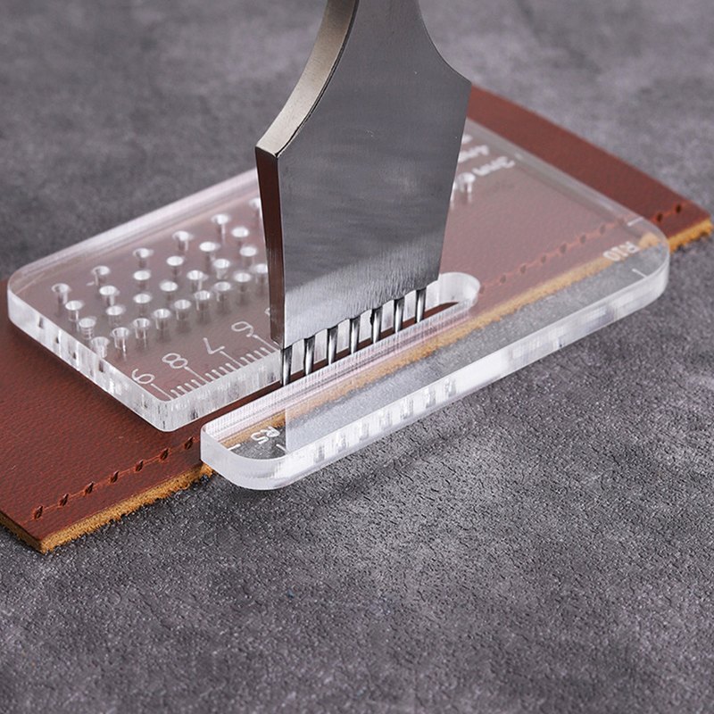 Alat Bantu Pemotongan Kulit Ma - Leatherwork Ruler ulasan dan harga