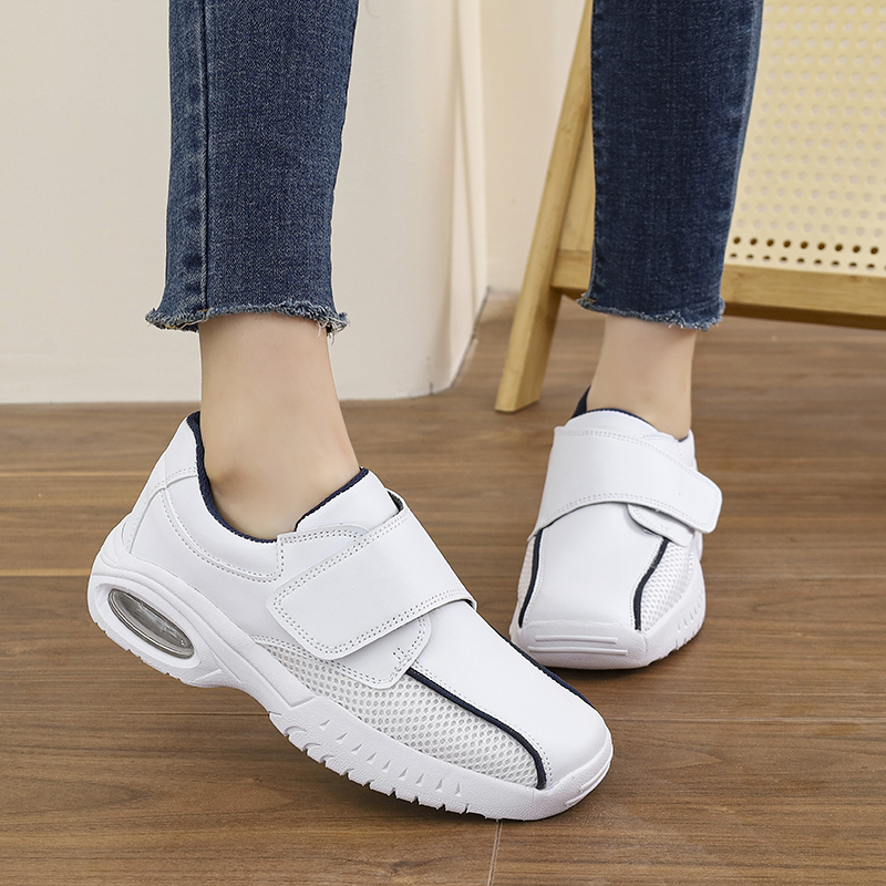 Sepatu Perawat Profesional Put - Leather Work Flats Women ulasan dan harga