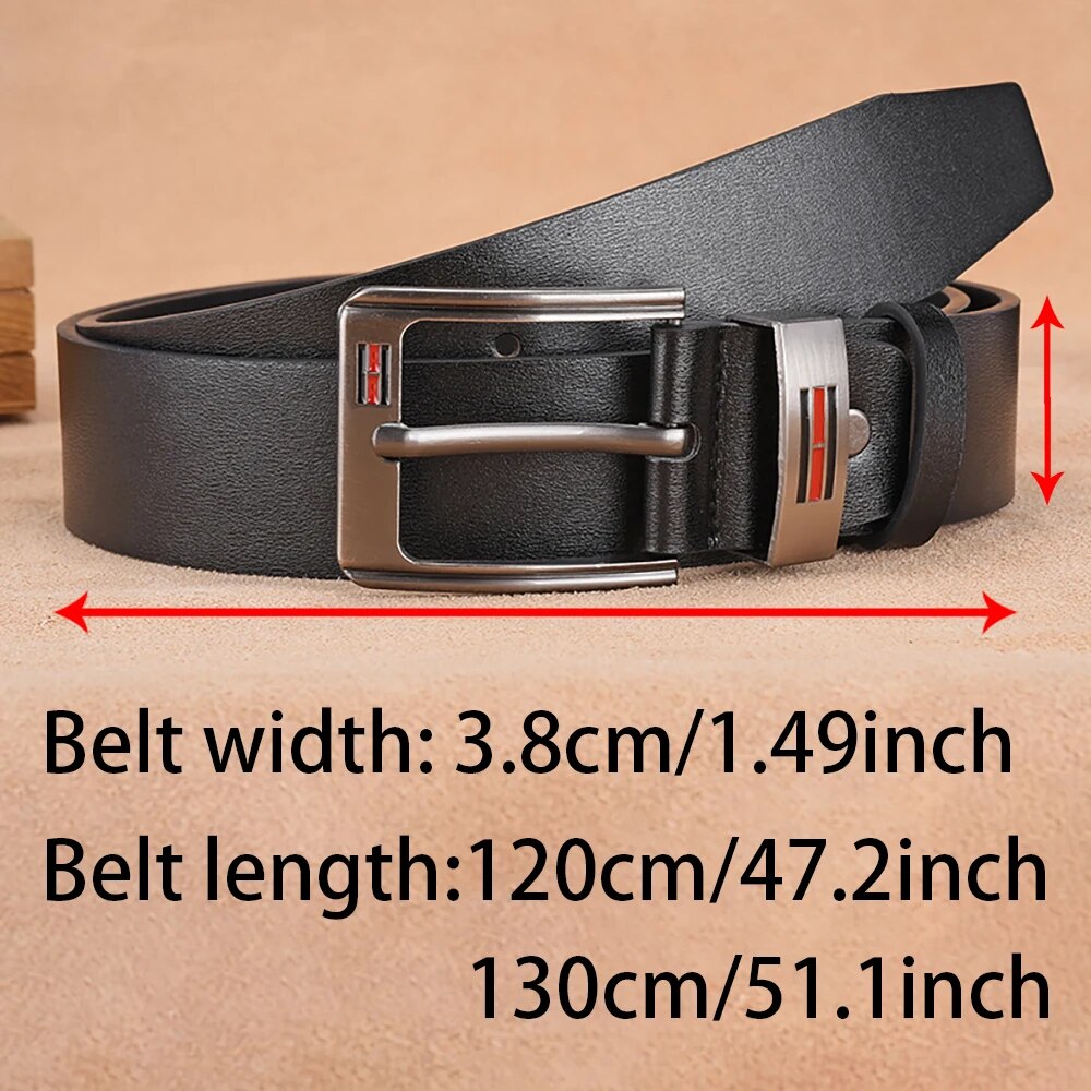 Sabuk Gesper Logam Pria Mewah  - Leather Work Jeans ulasan dan harga