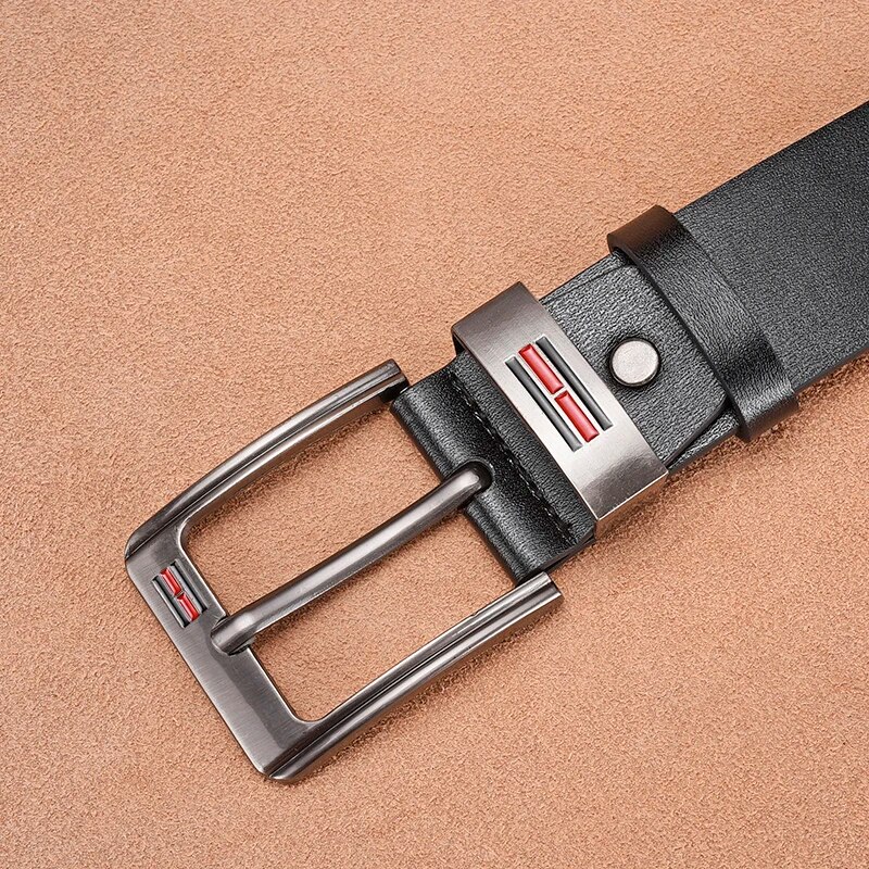 Sabuk Gesper Logam Pria Mewah  - Leather Work Jeans ulasan dan harga
