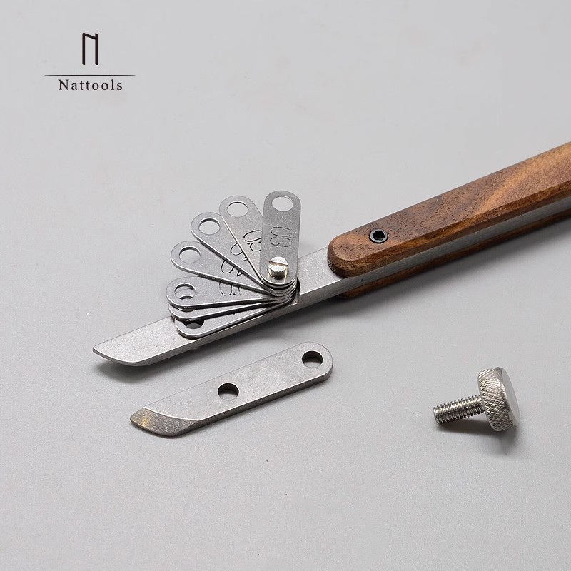 Nattools Alat Kreasi Tepi Kuli - Leatherwork Edge Creaser ulasan dan harga