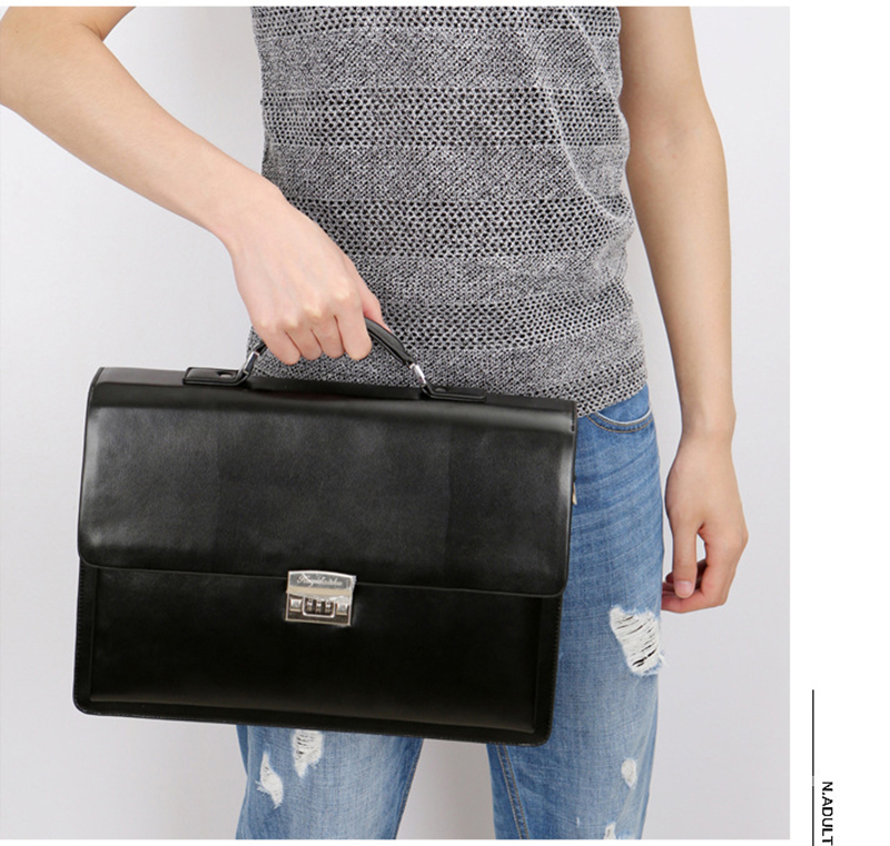 Tas Kerja Mewah dengan Kunci K - Leather Work Laptop Bag ulasan dan harga