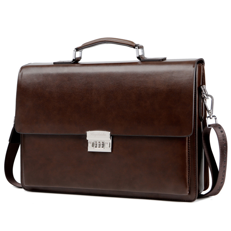 Tas Kerja Mewah dengan Kunci K - Leather Work Laptop Bag ulasan dan harga
