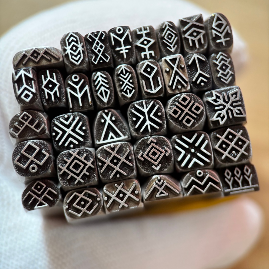 NO.19-NO.35 Stempel Logam Simb - Leatherwork Patterns ulasan dan harga