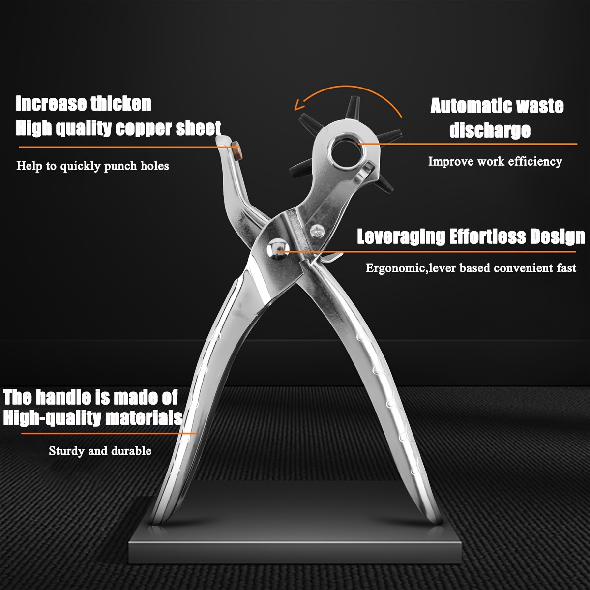 Alat Pelubang Kulit Profesiona - Leatherwork Punching Tool ulasan dan harga