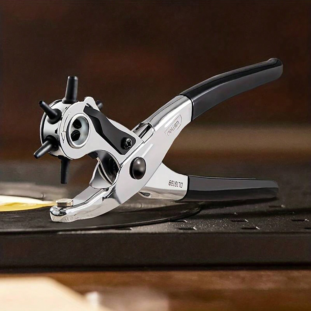 1pc-Penjepit Lubang Sabuk Kuli - Leather Punch Revolving ulasan dan harga