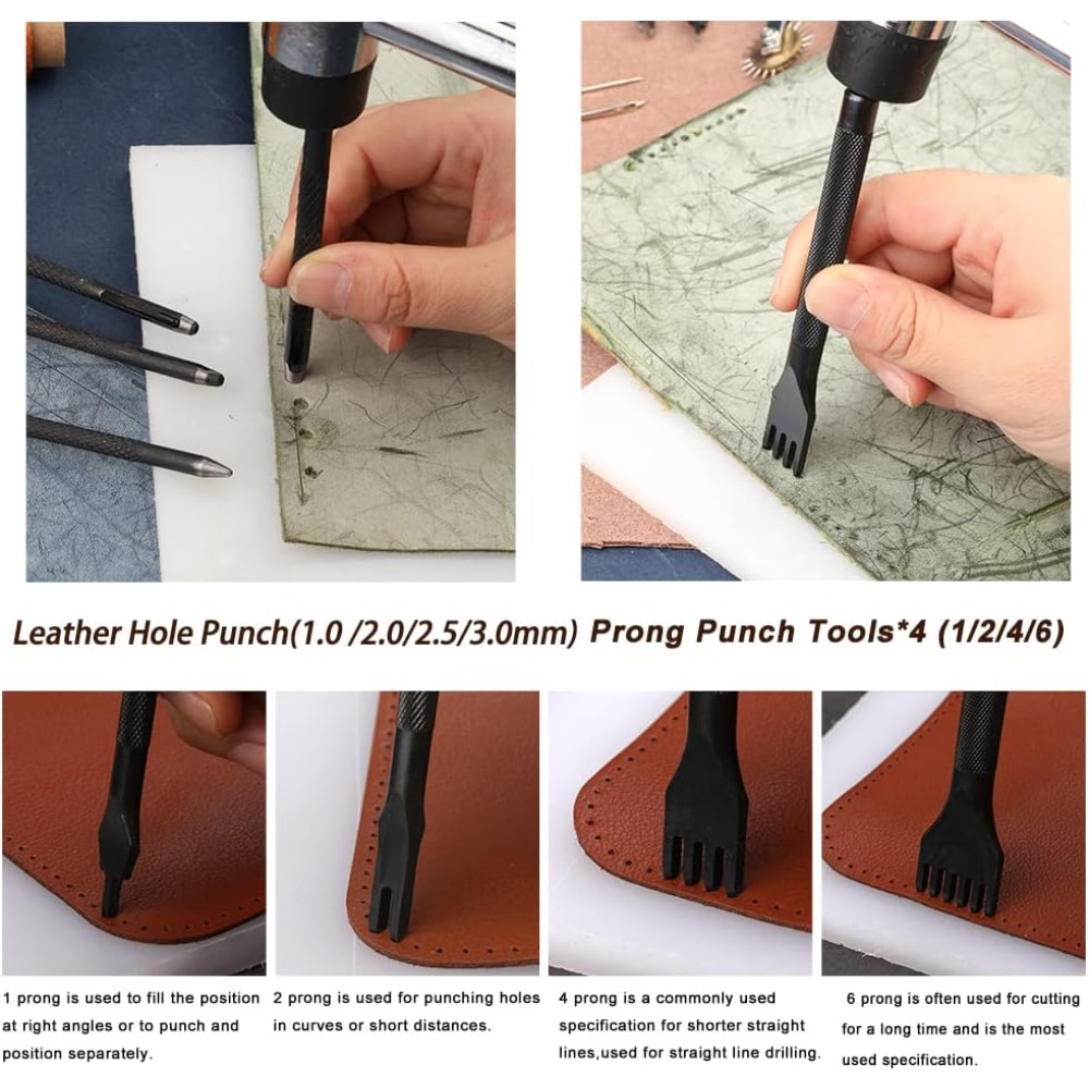 Peralatan Kerja Kulit, Kit Ker - Leatherwork Or Leathercraft ulasan dan harga